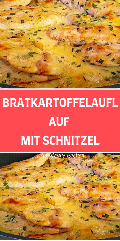 BRATKARTOFFELAUFLAUF MIT SCHNITZEL Kochen Und Rezepte 512x1024