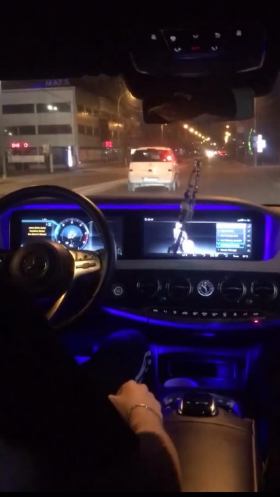 Mercedes Benz S Class Night Ride Snapchat 576x1024